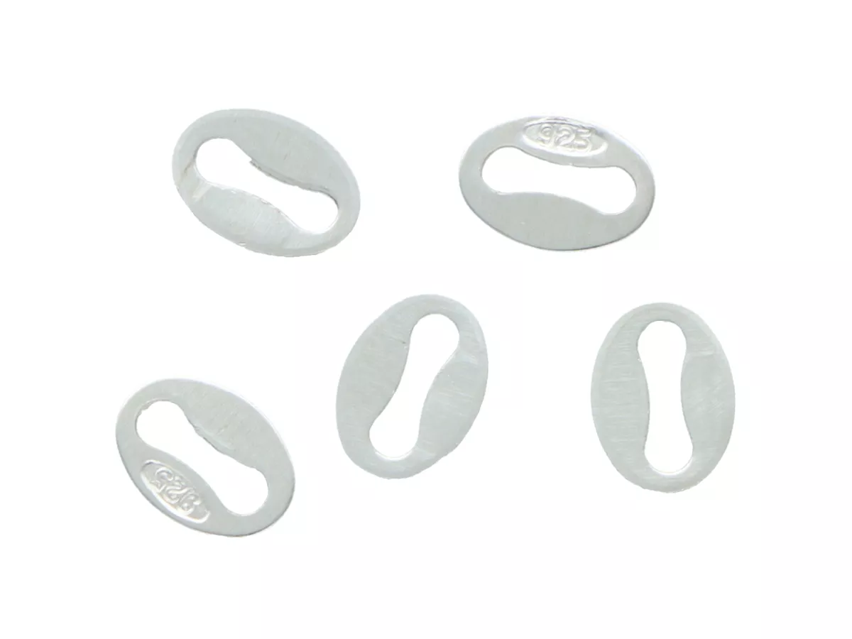 P3J07 BLASZKA CECHOWNICZA SREBRO 925 - 5 SZTUK