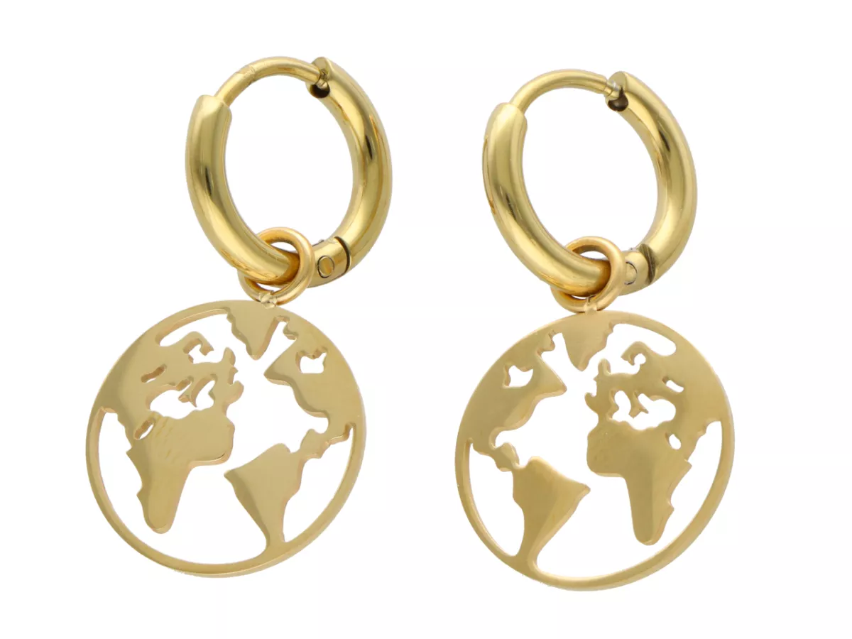 U1S07 KOLCZYKI STAL CHIRURGICZNA 1 PARA