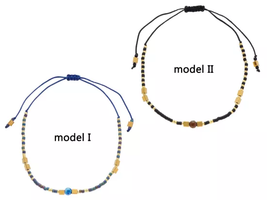 R4S80 BRANSOLETKA SHAMBALLA KRYSZTAŁKI HEMATYT MARMUREK