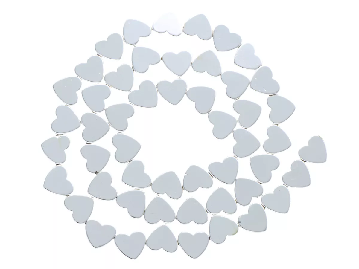 K7F17H HEMATYT SERCE 8/7,3 mm - 5 SZNURÓW - ZESTAW