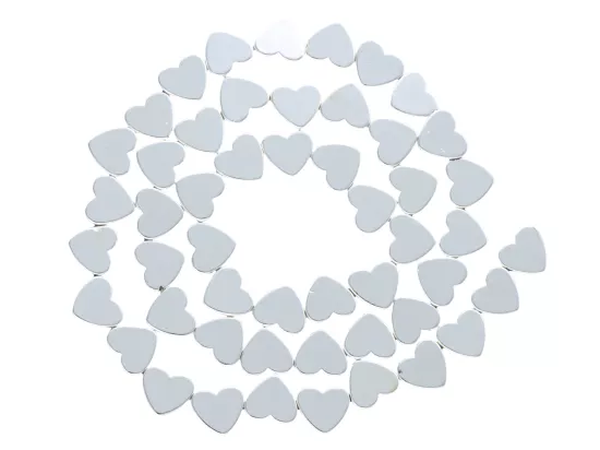 K7F17H HEMATYT SERCE 8/7,3 mm - 5 SZNURÓW - ZESTAW