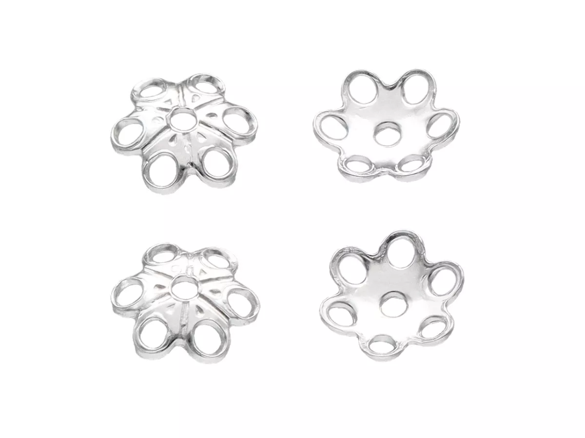 P3C80 PRZEKŁADKA OZDOBNA 5 mm SREBRO 925 - 4 SZTUKI