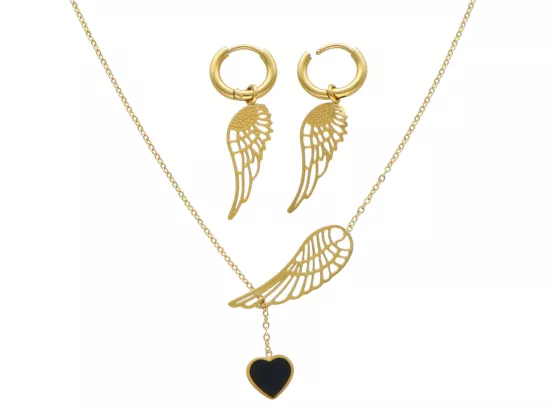 N3G46 KOMPLET BIŻUTERII STAL CHIRURGICZNA