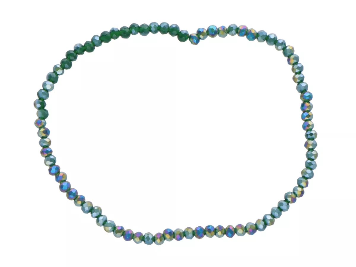 R3F93 BRANSOLETKA KRYSZTAŁKI 2,5 mm NA GUMCE