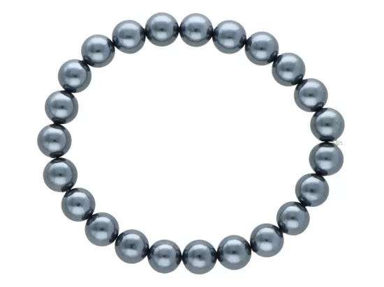R2R87 BRANSOLETKA PERŁA MAJORKA KULE 8 mm