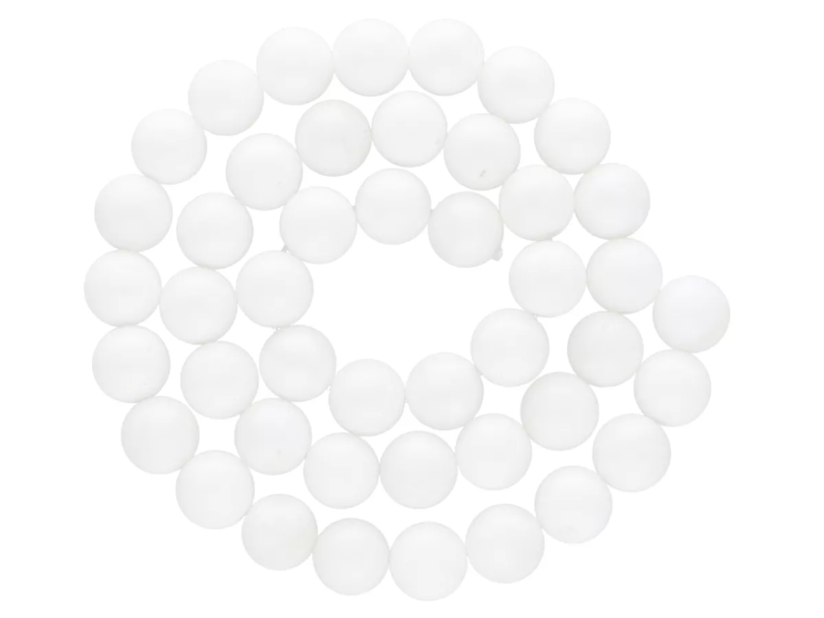 K5Y53 KAMIEŃ MUSZLAN KULE 8,5 mm 1 SZNUR