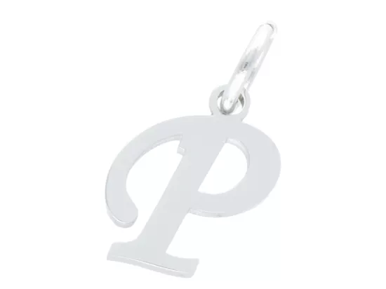 P5T16 ZAWIESZKA OZDOBNA ZE STALI CHIRURGICZNEJ LITERKA "P" - 1 SZTUKA