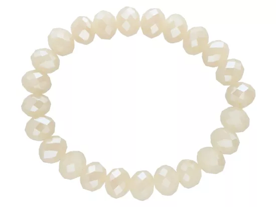 R2T56 BRANSOLETKA KRYSZTAŁKI 10 mm NA GUMCE