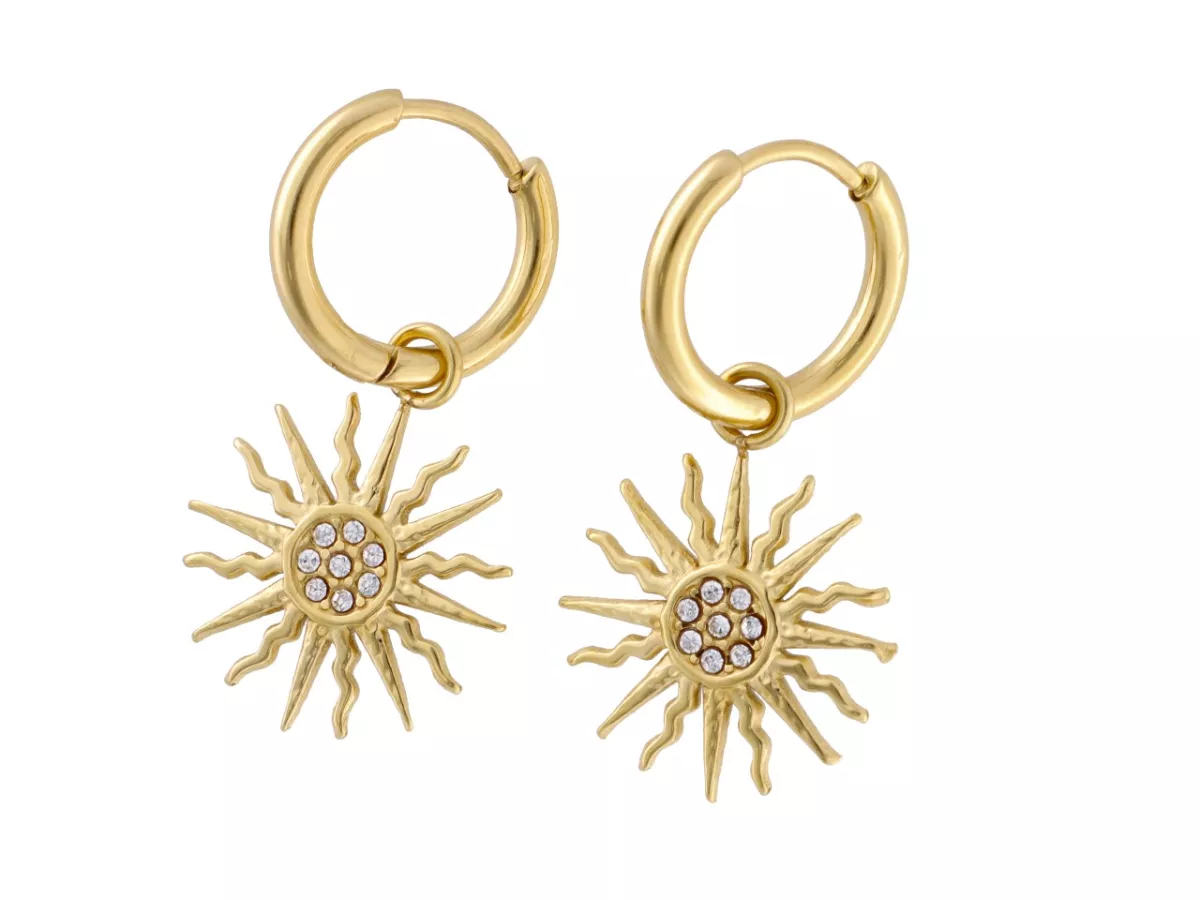 U1W97 KOLCZYKI STAL CHIRURGICZNA 1 PARA