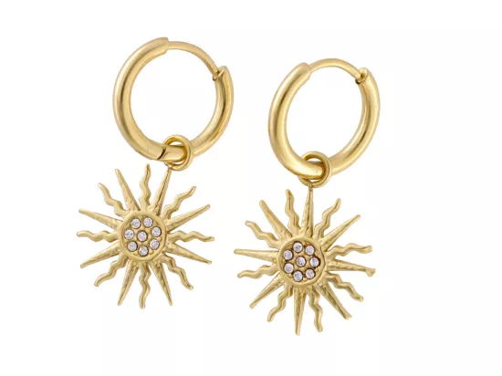 U1W97 KOLCZYKI STAL CHIRURGICZNA 1 PARA