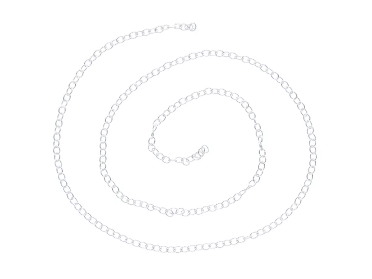 P3I72 ŁAŃCUSZEK SREBRO 925 - 50 cm