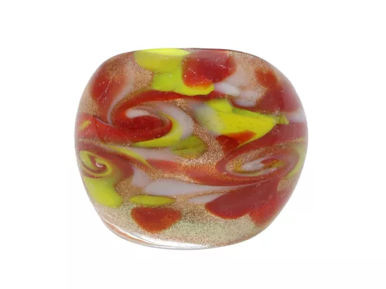 R4L18 PIERŚCIONEK SZKŁO WENECKIE