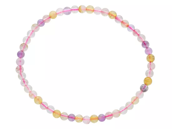 R5A78 BRANSOLETKA MELODY STONE ŚWIĘTY KAMIEŃ KULE 4 mm