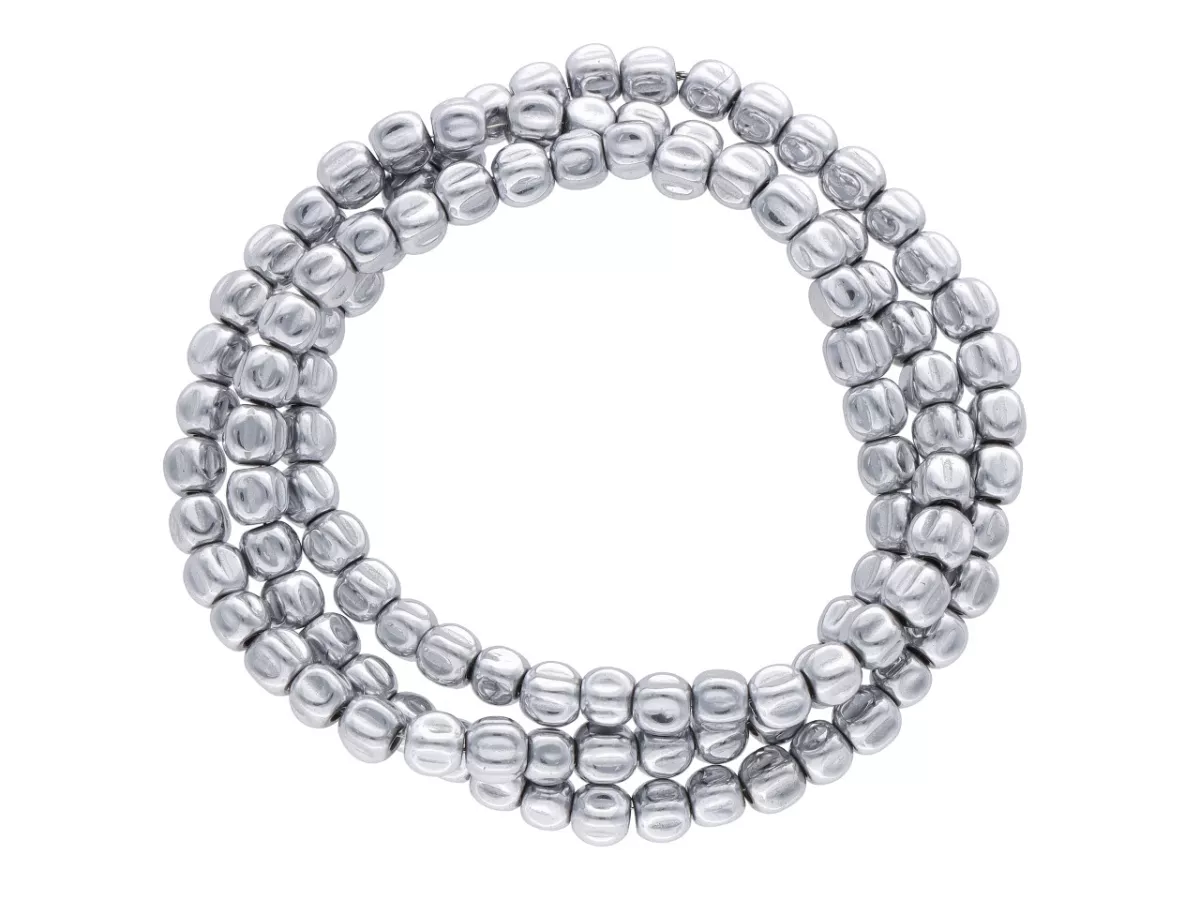 K7B05 HEMATYT ELEMENTY 4/3,5 mm - 1 SZNUR