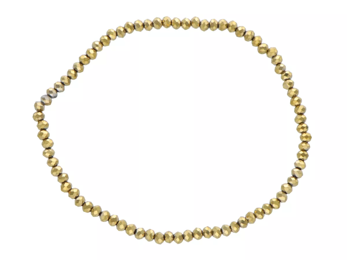 R3F97 BRANSOLETKA KRYSZTAŁKI 2,5 mm NA GUMCE