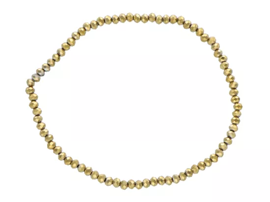 R3F97 BRANSOLETKA KRYSZTAŁKI 2,5 mm NA GUMCE