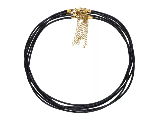 L3O76 BAZA NASZYJNIKA SZNUREK I STAL CHIRURGICZNA 50+5cm 5 SZTUK