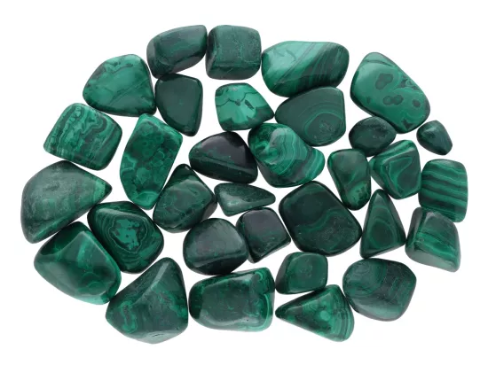 K7O28 MALACHIT BRYŁKI - 1 KILOGRAM