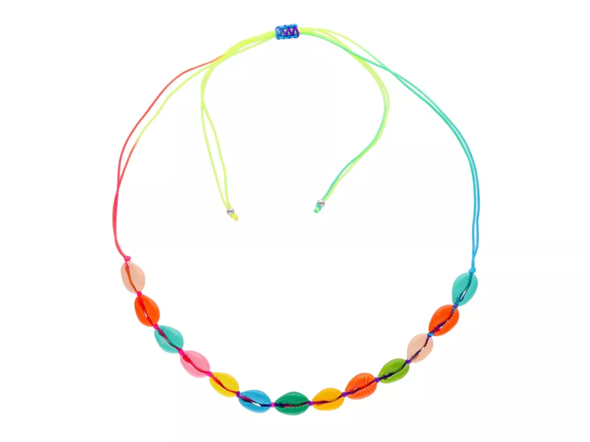 N3K63 NASZYJNIK CHOKER MUSZELKI