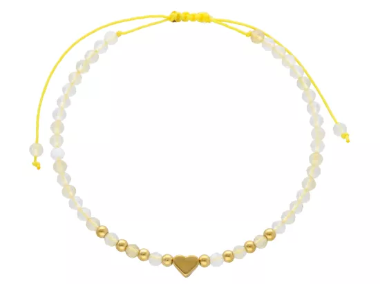 R4S14 BRANSOLETKA SHAMBALLA CYTRYN I STAL CHIRURGICZNA