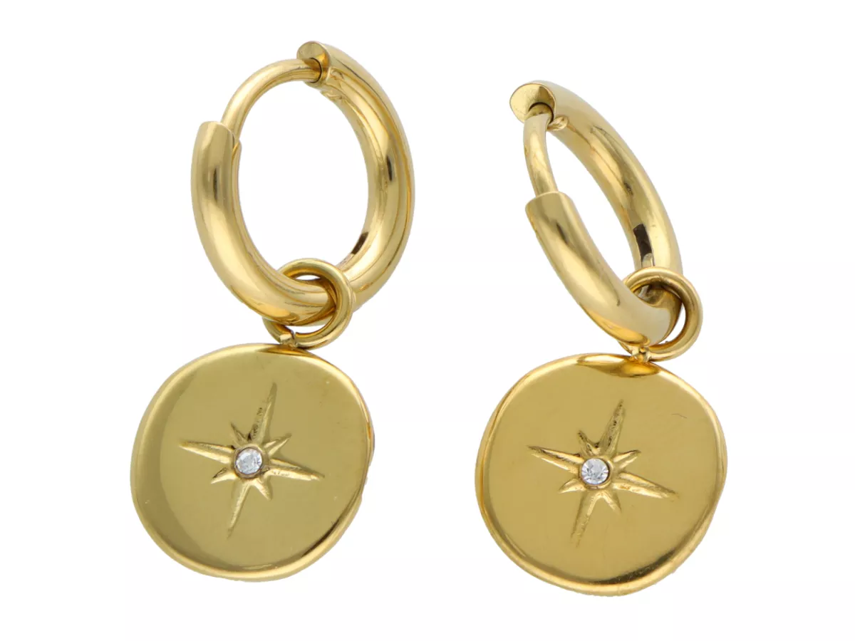 U1S11 KOLCZYKI STAL CHIRURGICZNA 1 PARA