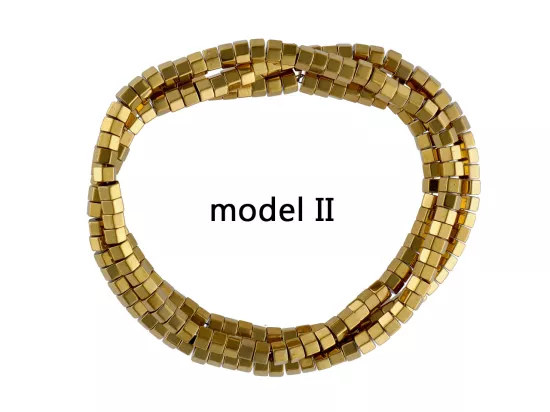 K7J71 HEMATYT SZEŚCIOKĄTY 3 mm - 1 SZNUR