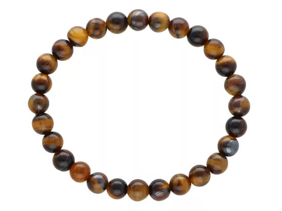 R1U67 BRANSOLETKA TYGRYSIE OKO LUX KULE 6,5 mm