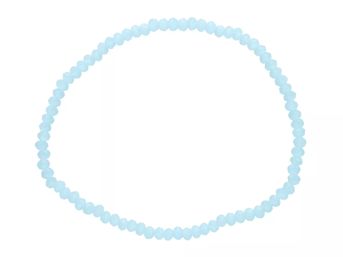 R3R34 BRANSOLETKA KRYSZTAŁKI 3 mm NA GUMCE