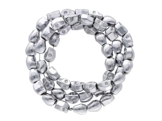 K6U47H HEMATYT CZASZKI 6/7,5 mm - 5 SZNURÓW - ZESTAW