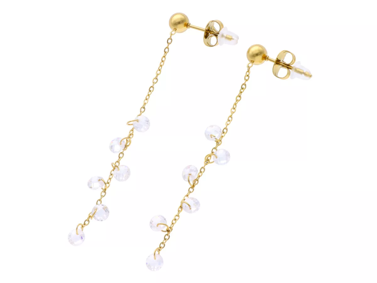 U1K29 KOLCZYKI STAL CHIRURGICZNA 1 PARA