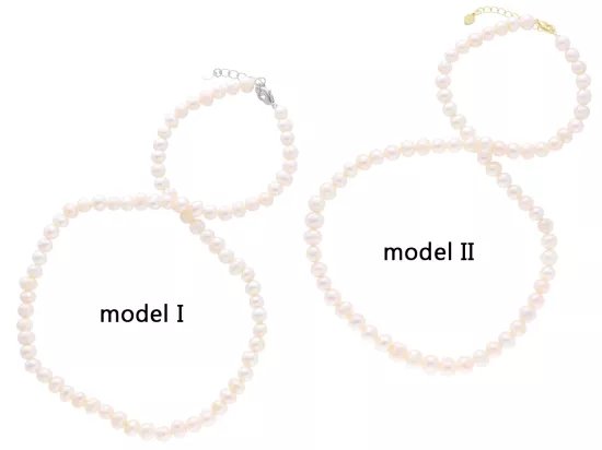 N3E33 NASZYJNIK PERŁY NATURALNE