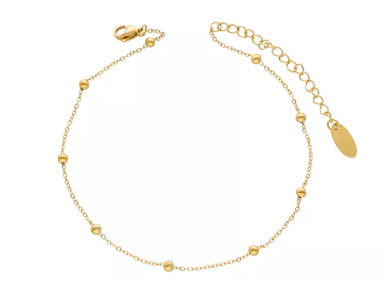 R3N23 BRANSOLETKA NA NOGĘ ZE STALI CHIRURGICZNEJ