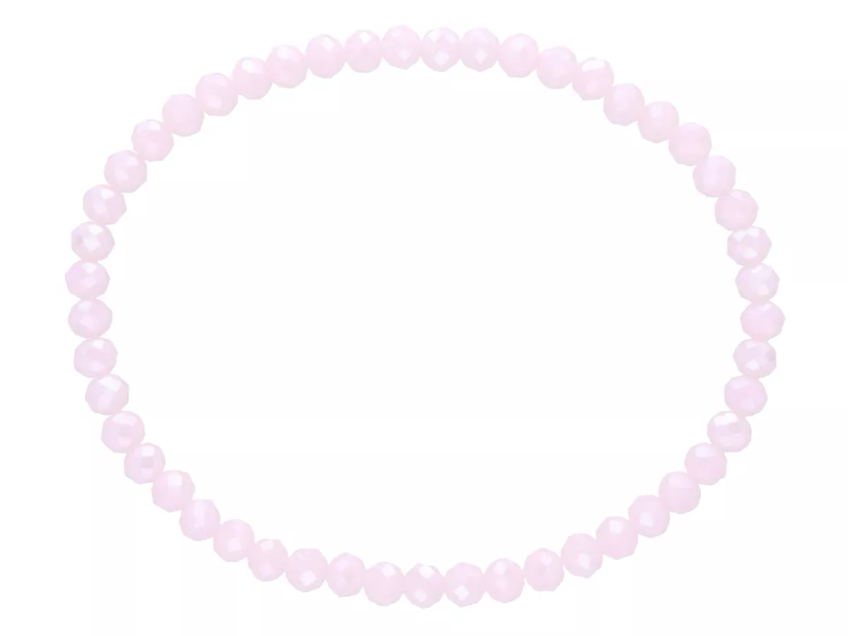 R3C40 BRANSOLETKA KRYSZTAŁKI 4,5 mm NA GUMCE