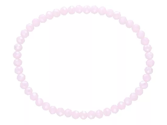 R3C40 BRANSOLETKA KRYSZTAŁKI 4,5 mm NA GUMCE