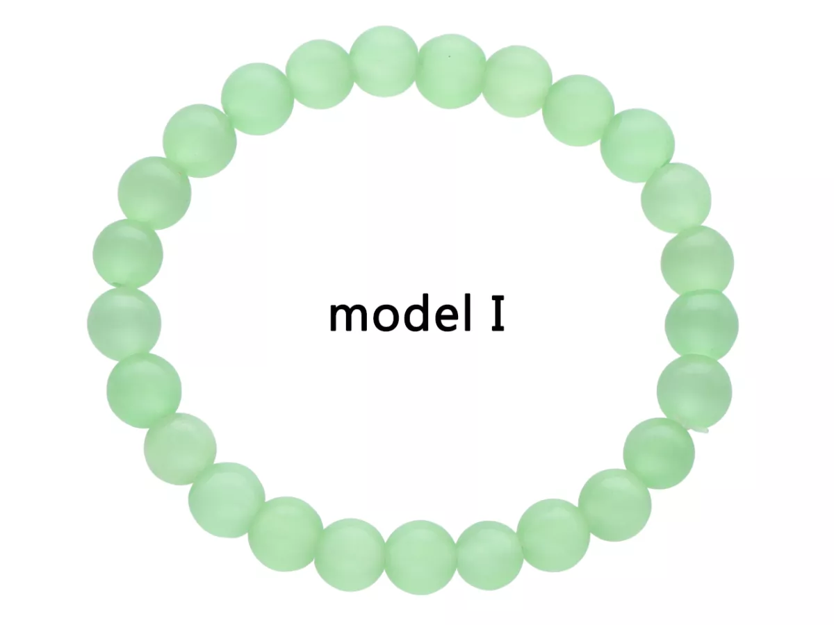 R4I22 BRANSOLETKA KOCIE OKO KULE 8 mm