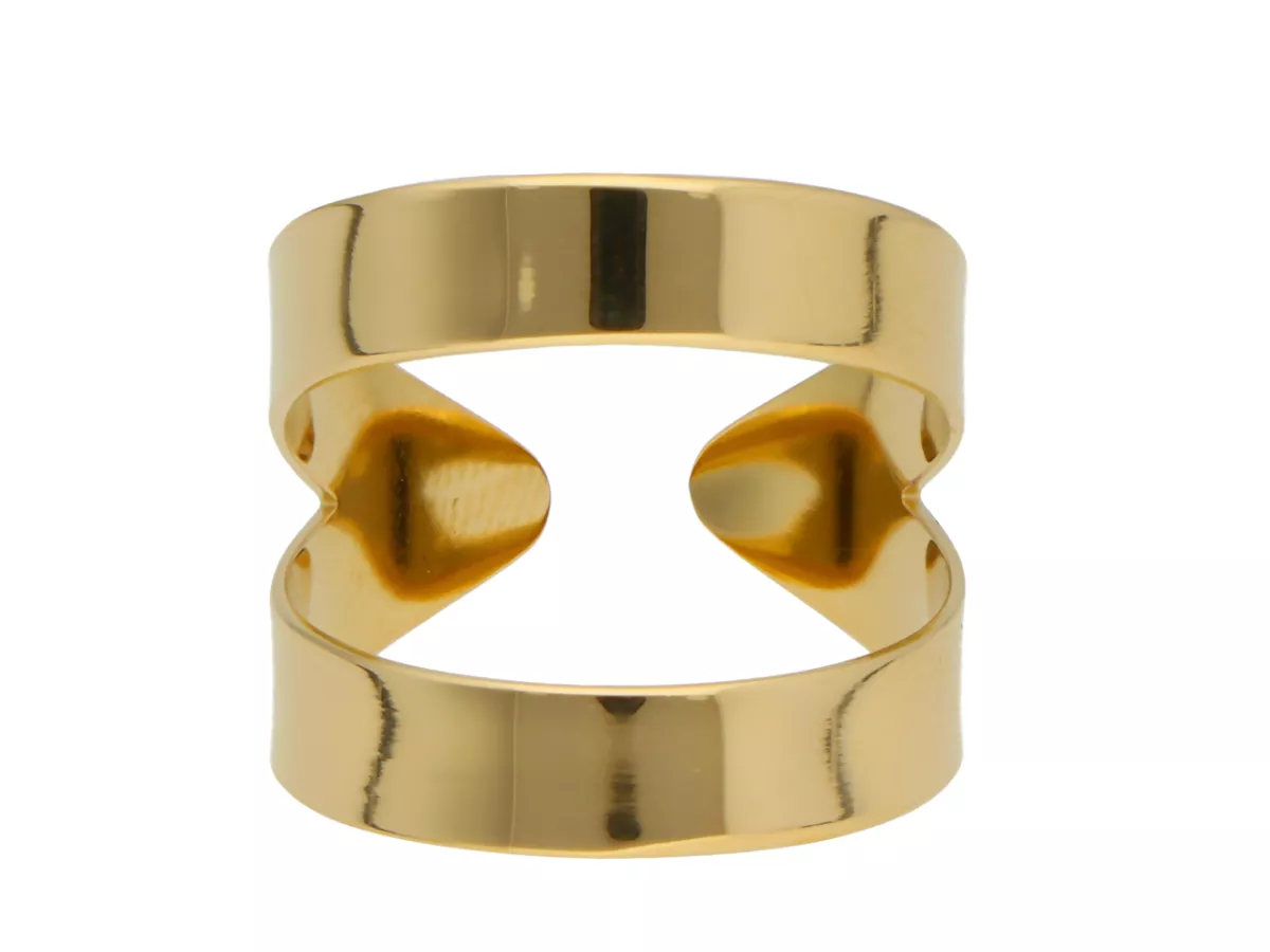 R3J59 PIERŚCIONEK ZE STALI CHIRURGICZNEJ - 1 SZTUKA