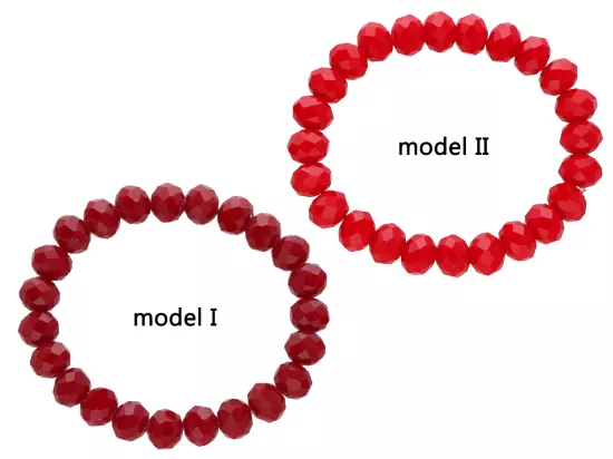 R4H00 BRANSOLETKA KRYSZTAŁKI 10 mm NA GUMCE