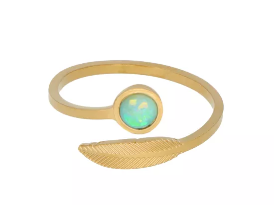 R3H48 PIERŚCIONEK ZE STALI CHIRURGICZNEJ - 1 SZTUKA