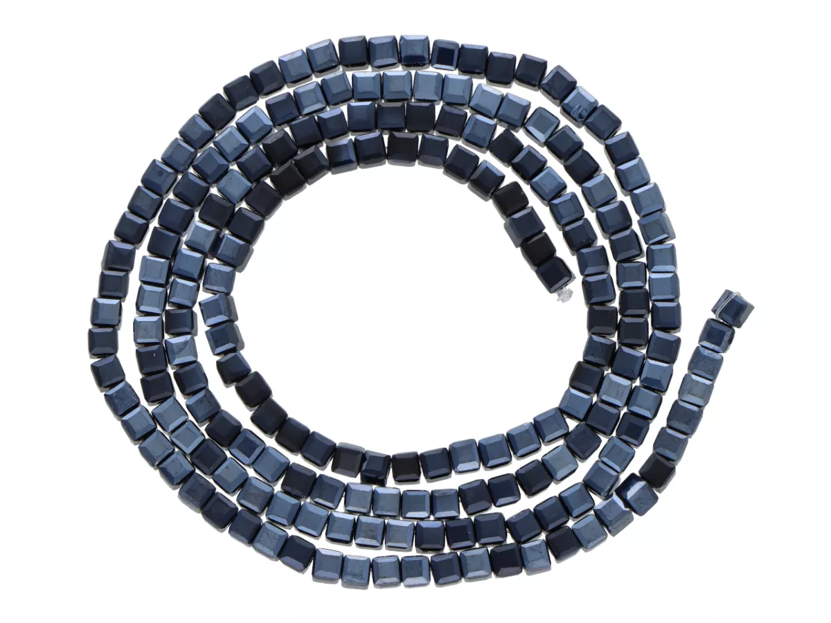 S1U30 KRYSZTAŁKI KOSTKI 2,5/2,5 mm - 1 SZNUR