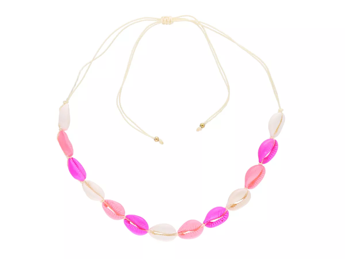 N3K61 NASZYJNIK CHOKER MUSZELKI