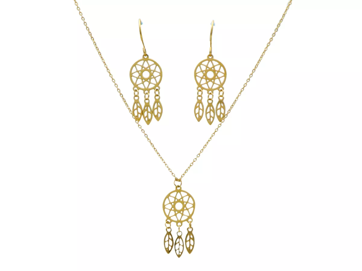 N3G44 KOMPLET BIŻUTERII STAL CHIRURGICZNA