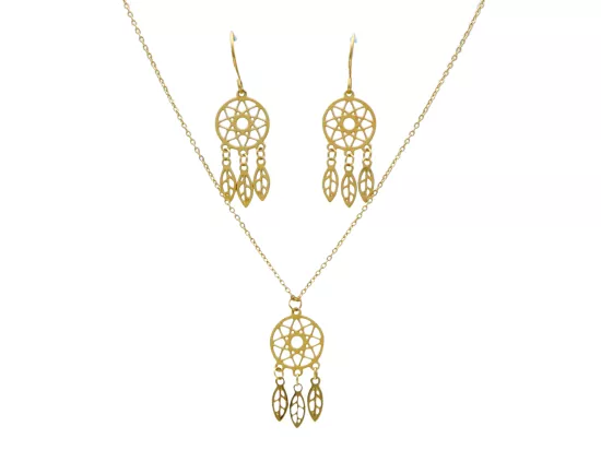 N3G44 KOMPLET BIŻUTERII STAL CHIRURGICZNA