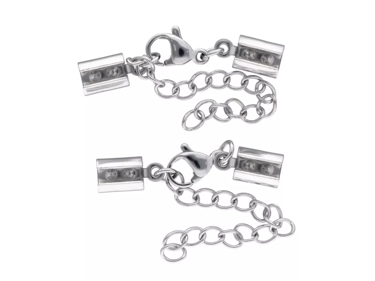 P5U40 ZAPIĘCIE Z ZACISKAMI STAL CHIRURGICZNA - 2 SZTUKI