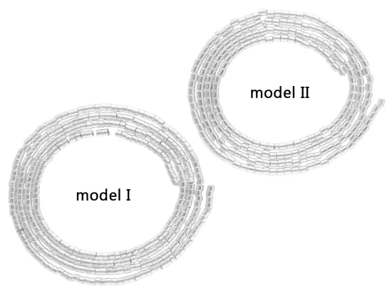 K7F37 HEMATYT WAŁKI 1,6/1,2 mm - 1 SZNUR