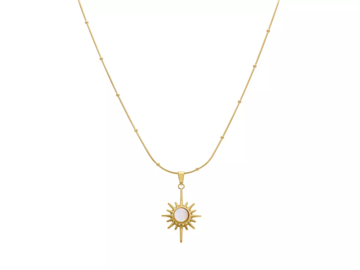 N3M23 NASZYJNIK MASA PERŁOWA I STAL CHIRURGICZNA