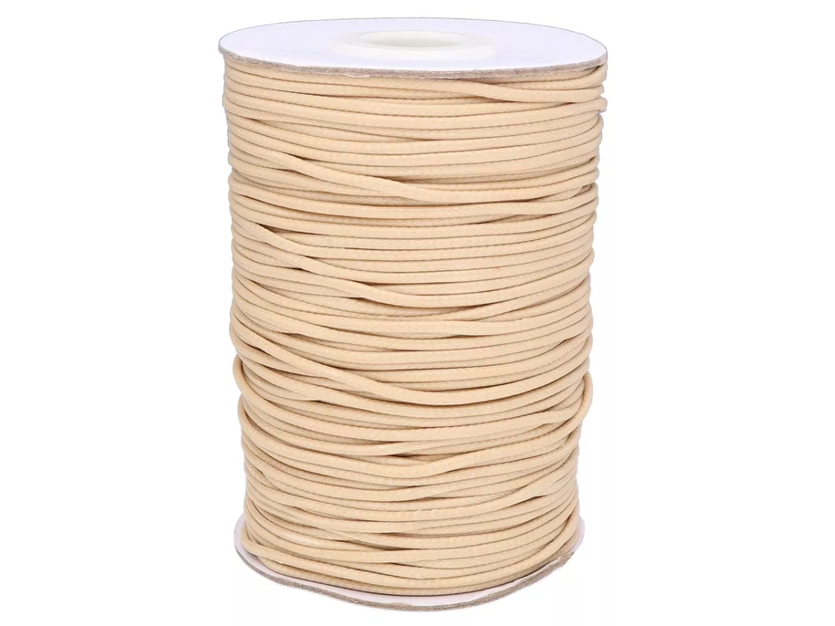 L3N29 SZNUREK JUBILERSKI WOSKOWANY 1,5 mm 90 m