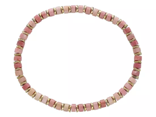 R4U58 BRANSOLETKA RODOCHROZYT I HEMATYT