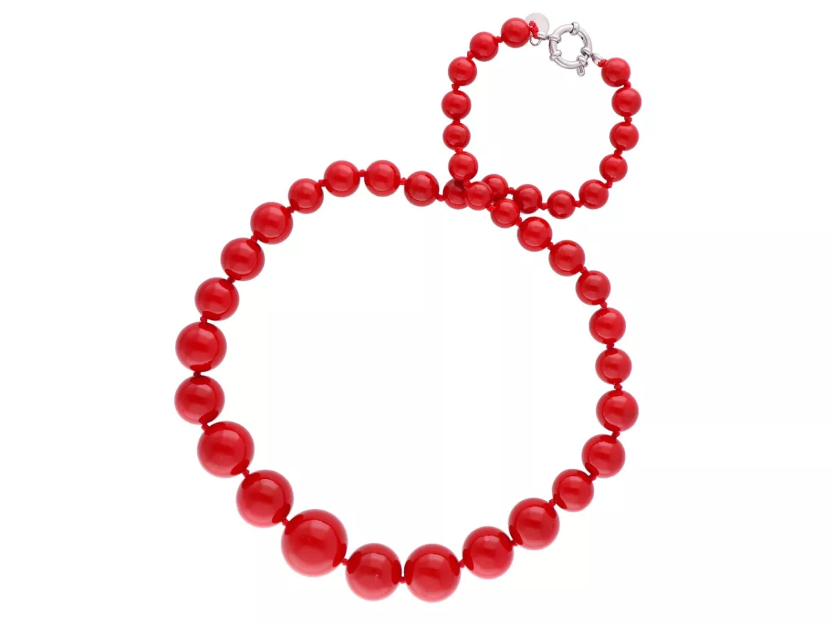 N2Y64 NASZYJNIK PERŁA MAJORKA