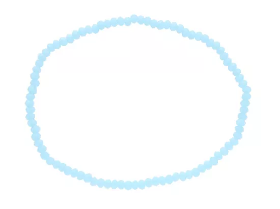 R3U24 BRANSOLETKA KRYSZTAŁKI 2,5 mm NA GUMCE