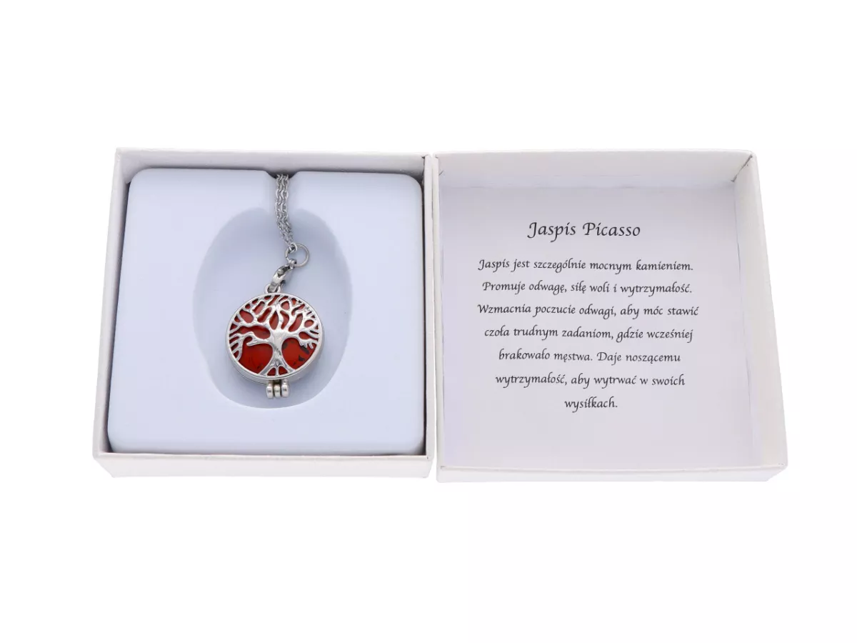 N2X63 NASZYJNIK STAL CHIRURGICZNA - JASPIS PICASSO